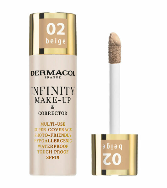 Dermacol Infinity make-up a korektor 02 beige 20 g porovnat ceny