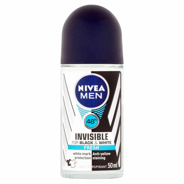 NIVEA Men Invisible for B&W Fresh Kuličkový antiperspirant pro muže 50 ml porovnat ceny