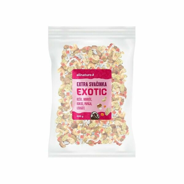 Allnature svačinka Exotic 500g porovnat ceny