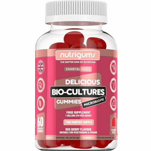 Nutrigums Bio-Cultures Microbiome gummies 60ks porovnat ceny