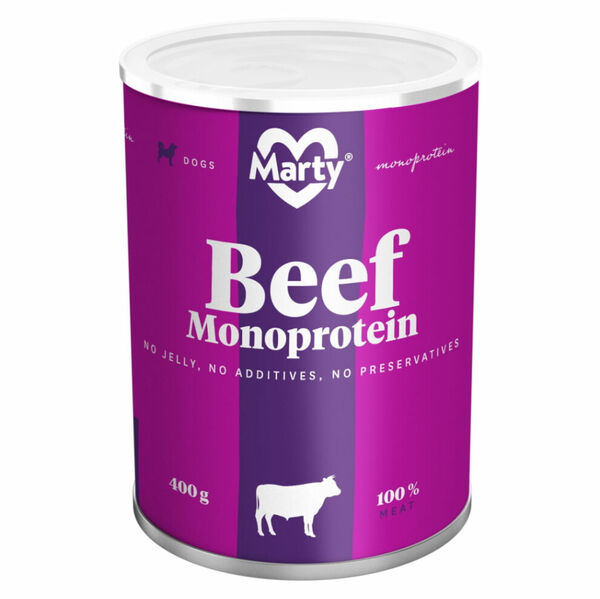 MARTY Konzerva pro psy Monoprotein hovězí 400 g porovnat ceny