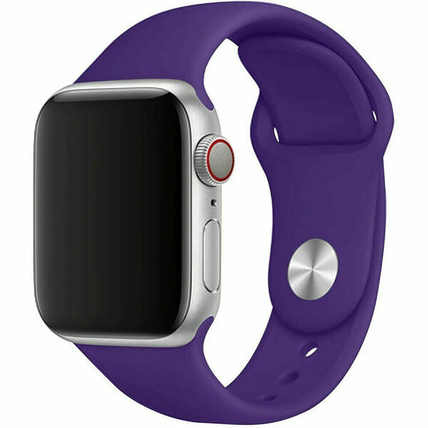 FIXED Silicone Strap pro Apple Watch 38/40/41mm - Set silikonových řemínků - tmavě fialový porovnat ceny