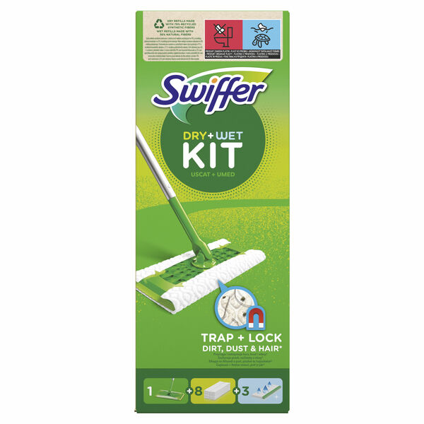 Swiffer Startovací Sada s 1 násadou, 8 prachovkami a 3 čisticími ubrousky porovnat ceny