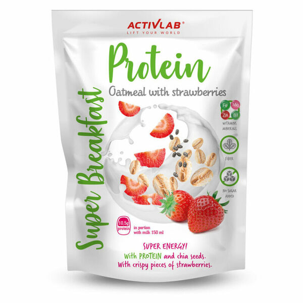 ACTIVLAB Super protein breakfast ovesná kaše s jahodami 300 g porovnání ceny