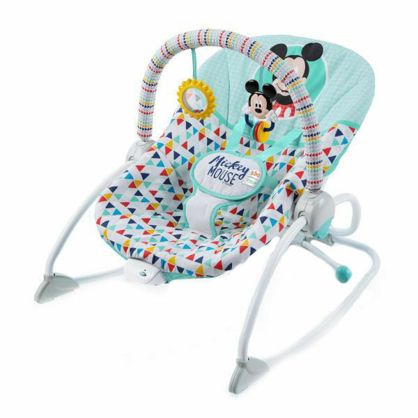 Disney Baby Houpátko vibrující Mickey Mouse Happy triangles 0m+, do 18kg, 2018 porovnat ceny