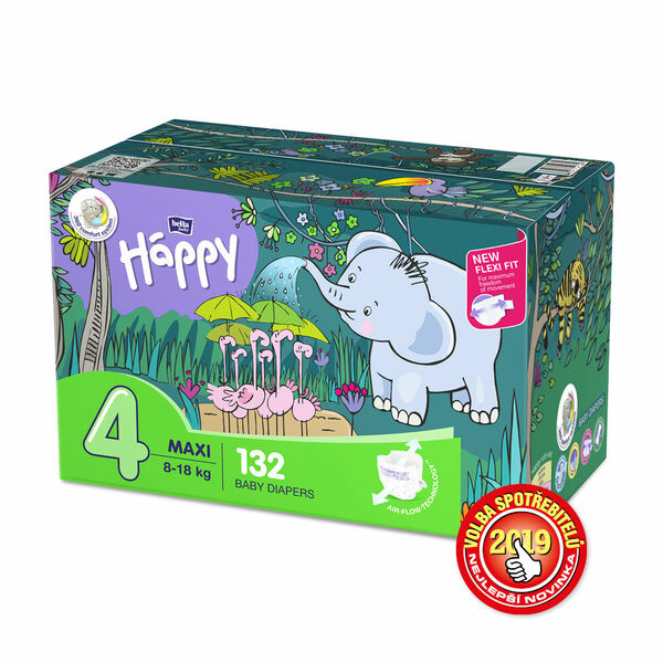 Bella Happy  II. jakost Bella Baby Happy Maxi Box á 66 x 2 porovnat ceny