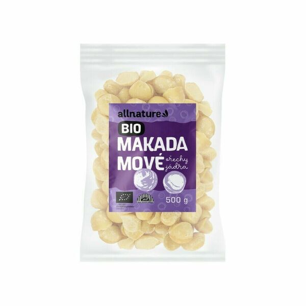 Allnature Makadamové ořechy BIO 500g porovnat ceny