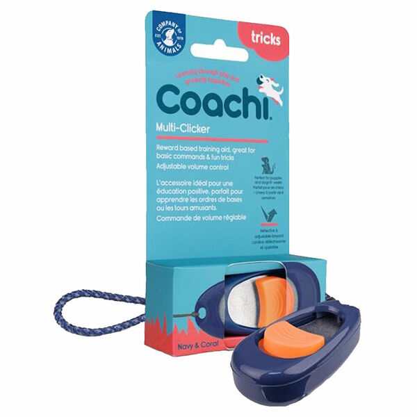 COACHI Multi-Clicker Tréninkový clicker modrý 1 ks porovnat ceny