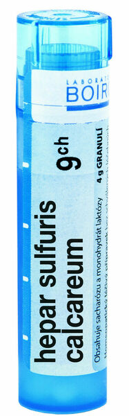Boiron  Hepar Sulfuris Calcareum CH9 granule 4g porovnat ceny