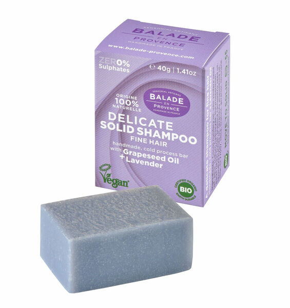 Balade en Provence Posilující tuhý šampon pro jemné vlasy BIO Levandule 40 g porovnat ceny