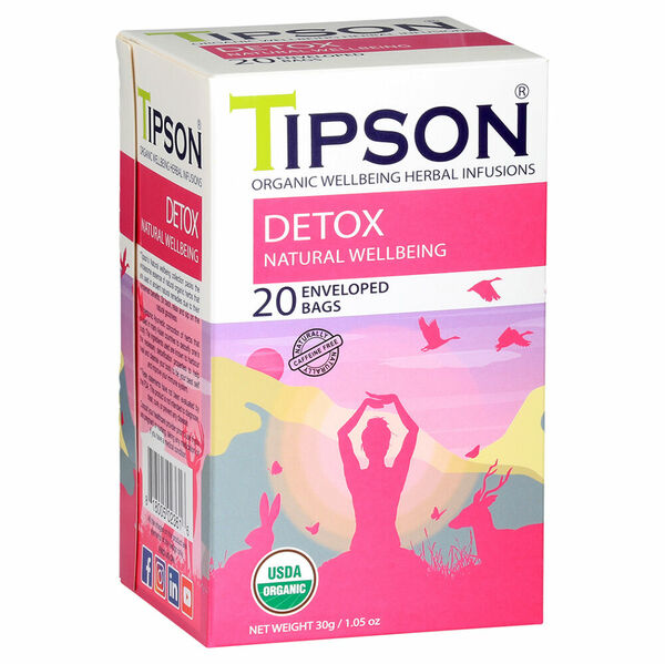 TIPSON Wellbeing detox  BIO 20 sáčků porovnat ceny