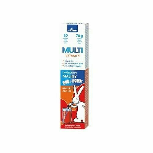 Vitar Kids Multivitamin Eff.tbl.20 porovnat ceny