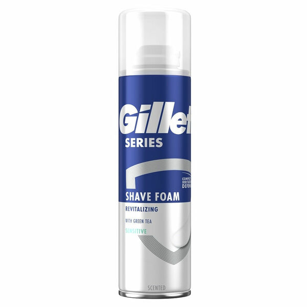 GILLETTE Series Sensitive Revitalizing  Pěna na holení se zeleným čajem 250 ml porovnat ceny
