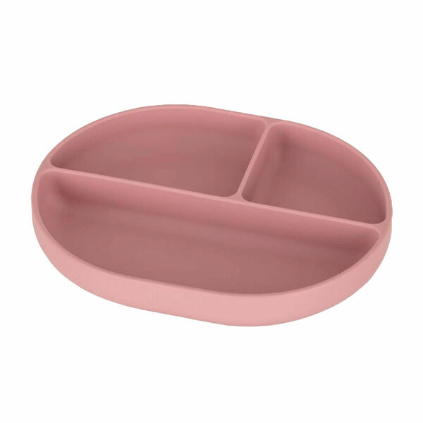 Petite&Mars Talířek silikonový dělící oválný Take&Match Dusty Rose 6m+ porovnat ceny
