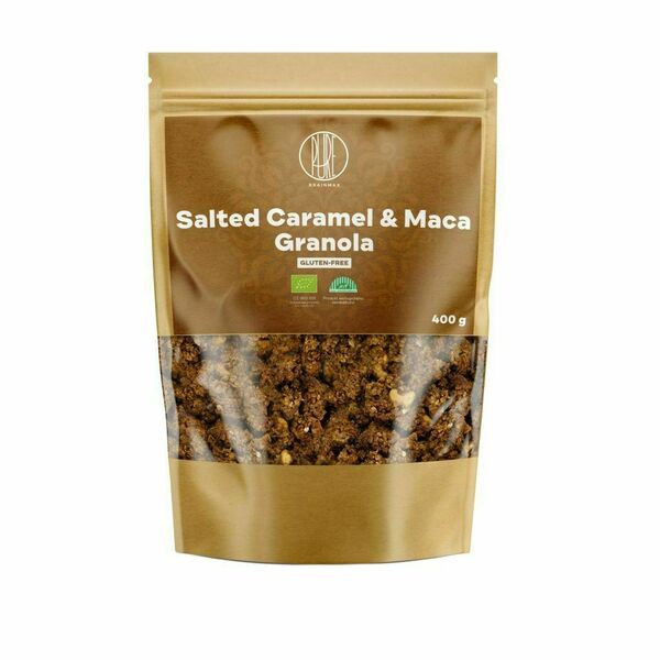 BrainMax Pure Granola Slaný karamel & Maca BIO 400 g porovnat ceny