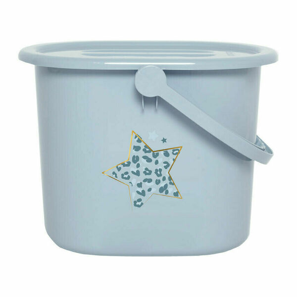 Bébé-Jou Kyblík na pleny s víkem Leopard Blue 1ks porovnat ceny
