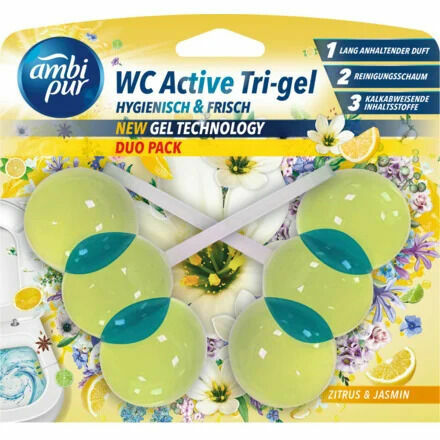 AMBIPUR WC blok Citrus&Jasmin 2 x 45 g porovnat ceny