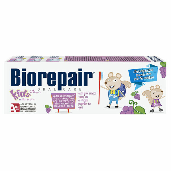 BIOREPAIR Kids Zubní pasta 0-6 let Hrozno 50 ml porovnat ceny