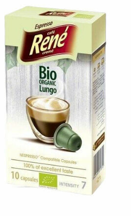 René BIO organic Lungo kompostovatelné kapsle pro Nespresso 10ks porovnat ceny
