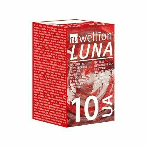 Wellion LUNA testovací proužky kyseli.močová 10ks porovnat ceny