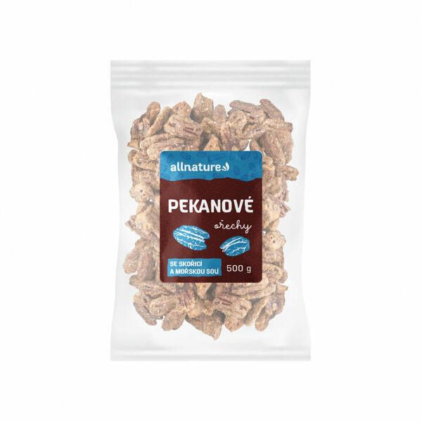ALLNATURE Pekanové ořechy se skořicí a mořskou solí 500 g porovnat ceny
