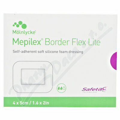 MEPILEX BORDER FLEX LITE samolepící pěnové krytí 4X5 CM, 10 KS porovnat ceny