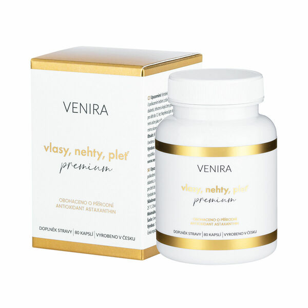 Venira Premium pro vlasy, nehty, pleť 40denní kúra 80 kapslí porovnat ceny