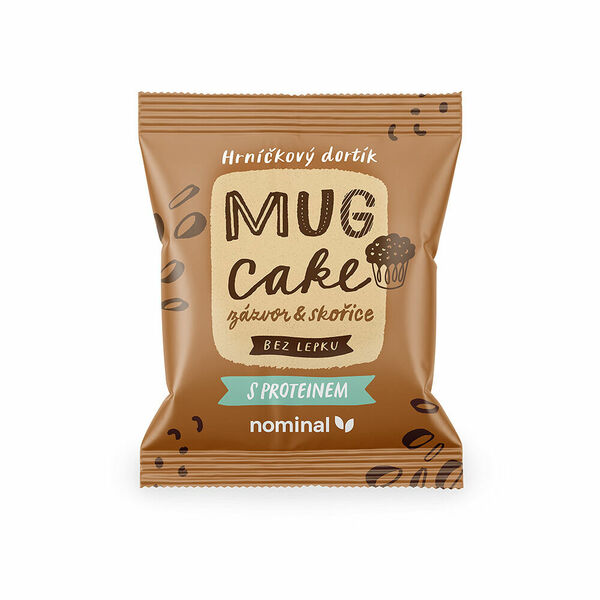 NOMINAL Hrníčkový dortík mug cake zázvor a skořice s proteinem 60 g porovnání ceny