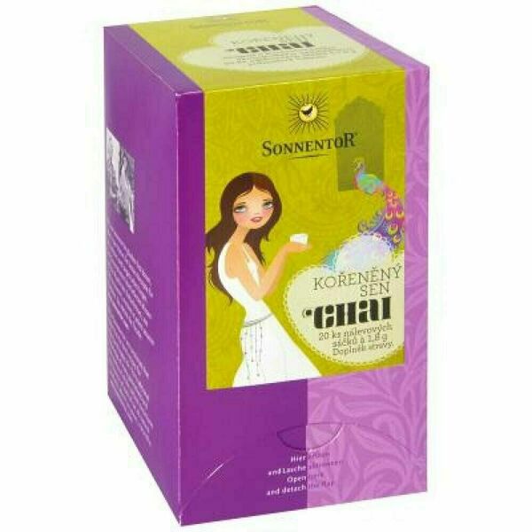 Chai - kořeněný sen bio 36 g dvoukomorový porovnat ceny