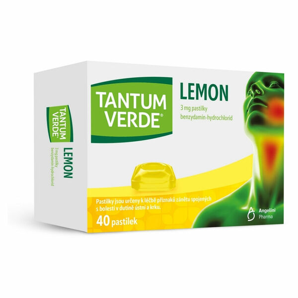 TANTUM VERDE Lemon 3mg 40 pastilek porovnat ceny