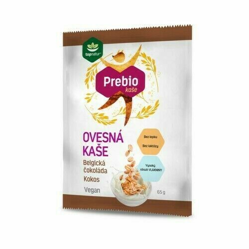 Prebio Ovesná Kaše Belgic.čoko.&kokos 65g Topnatur porovnat ceny