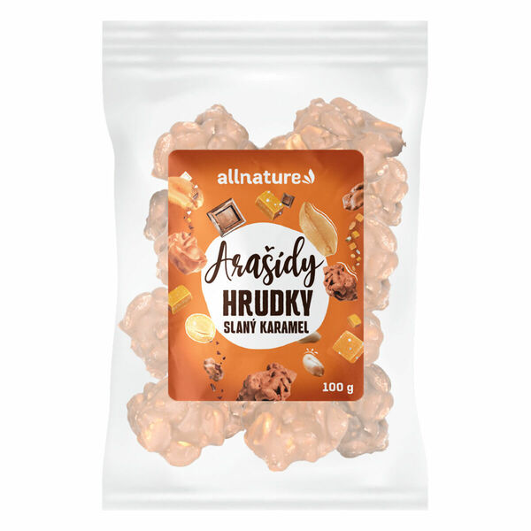 Allnature Arašídy hrudky ve slaném karamelu 100 g porovnat ceny