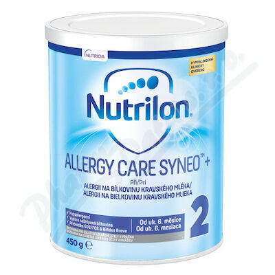 Nutrilon 2 Allergy Care Syneo+ por.plv.sol.1x450g porovnat ceny