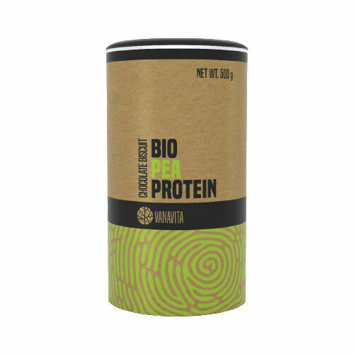 VanaVita Bio Hrachový protein 500g, čokoládová sušenka porovnat ceny