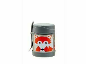 3 SPROUTS Stainless Steel Termoska na jídlo + vidlička Fox Gray porovnat ceny