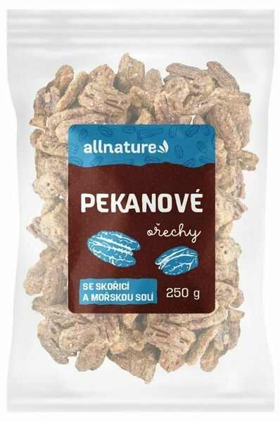 Allnature Pekanové ořechy se skořicí a mořskou solí 250g porovnat ceny