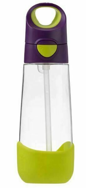 B.box Lahev na pití s brčkem fialová/zelená 600ml porovnat ceny