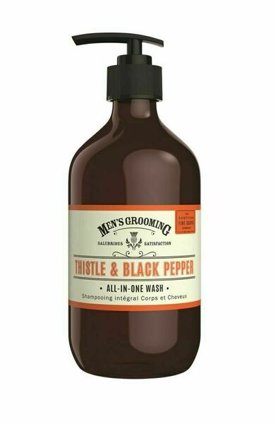 Scottish Fine Soaps Černý pepř a ostropestřec pánský mycí gel na tělo a vlasy 500 ml porovnat ceny