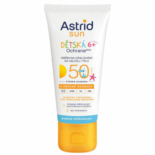 Astrid SUN dětský opalovací krém 6m+ SPF50 75ml porovnat ceny