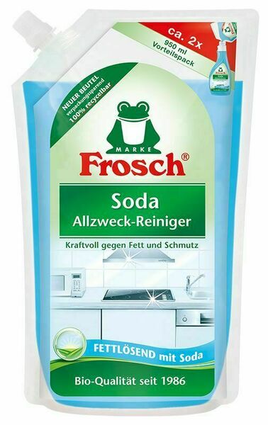 Frosch EKO čistič na kuchyně s přírodní sodou – náhradní náplň 950ml porovnat ceny
