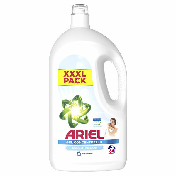 ARIEL Sensitive Prací gel 64 praní 3,52 l porovnat ceny