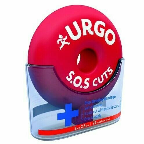 URGO SOS CUTS Samolepící obinadlo 3mx2.5cm porovnat ceny