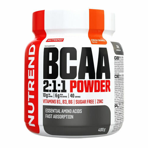 Nutrend BCAA Mega Strong Drink svěží pomeranč 400 g porovnat ceny