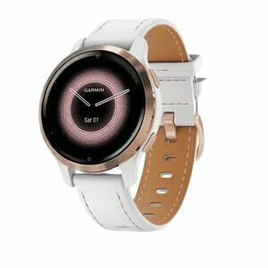 Garmin GPS sportovní hodinky Venu® 2S Rose Gold/White Leather Band porovnat ceny