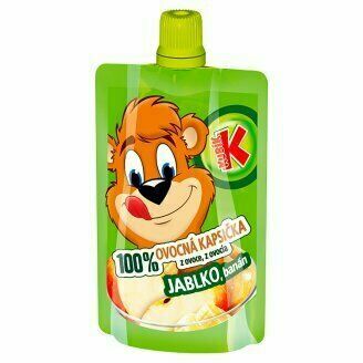 KUBÍK 100% ovocná kapsička jablko-banán 100g porovnat ceny