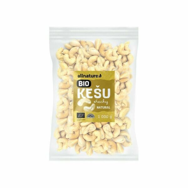 Allnature Kešu jádra BIO 1000g porovnat ceny