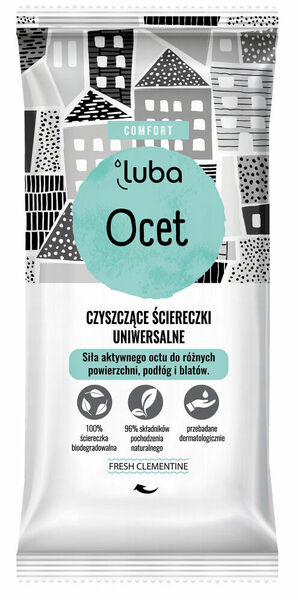 LUBA Čistící ubrousky s octem Různé povrchy 24 ks porovnat ceny