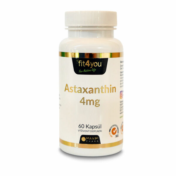 FIT4YOU Astaxanthin 4 mg 60 kapslí porovnat ceny