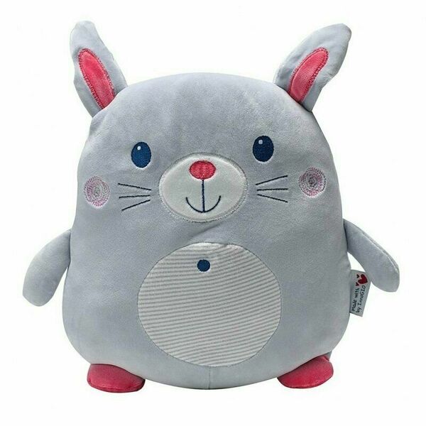 InnoGIO Plyšový polštářek malý Rabbit Grey/Pink porovnat ceny