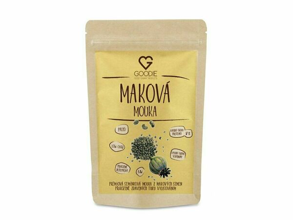 GOODIE Maková (proteinová) mouka 200g porovnat ceny